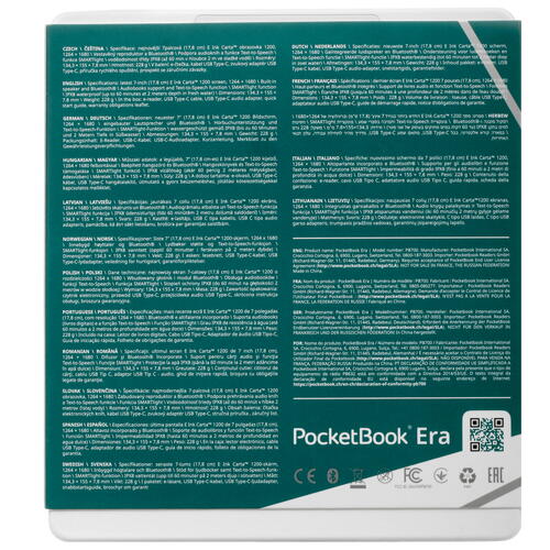 Купить 7" Электронная книга PocketBook 700 Era серебристый  9956602. Характеристики, отзывы и цены в Донецке