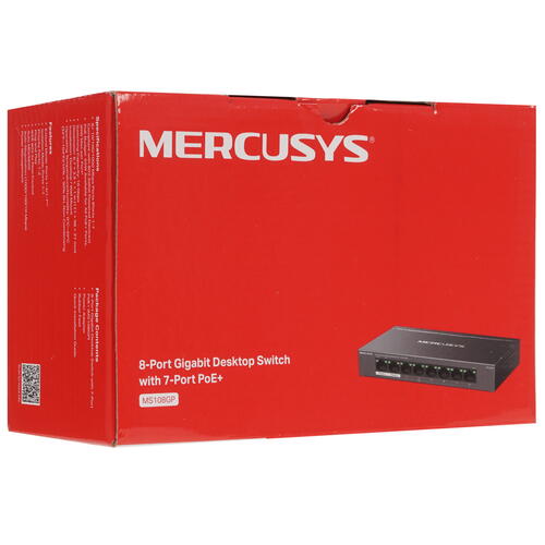 Купить Коммутатор Mercusys MS108GP  5416659. Характеристики, отзывы и цены в Донецке