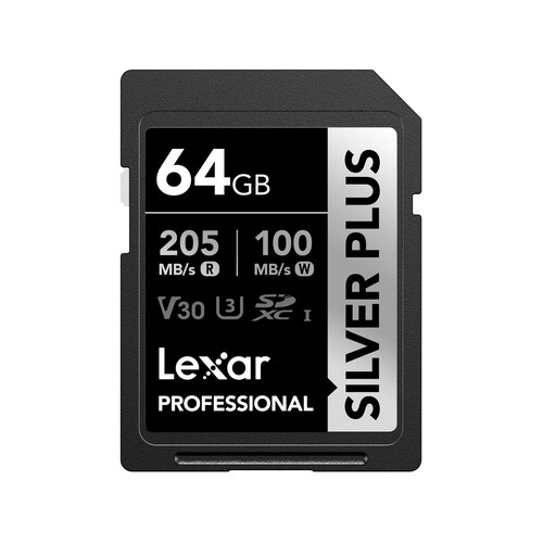 Купить Карта памяти Lexar Professional Silver Plus SDXC 64 ГБ  5641157. Характеристики, отзывы и цены в Донецке