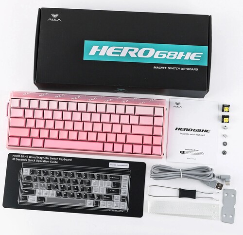 Купить Клавиатура  проводная AULA HERO68  5626836. Характеристики, отзывы и цены в Донецке