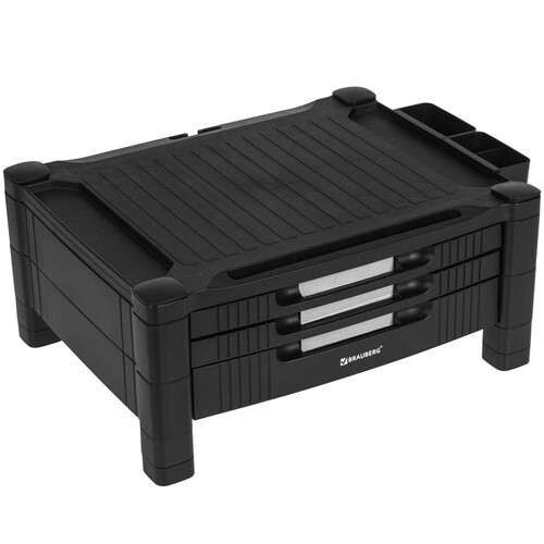 Купить Подставка для ноутбука/монитора BRAUBERG 513791 черный  9163417. Характеристики, отзывы и цены в Донецке