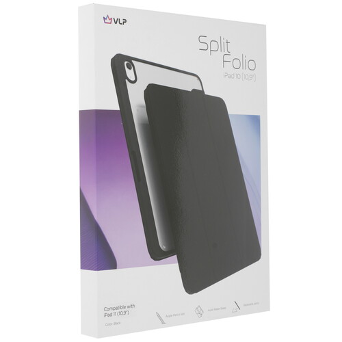Купить Чехол-книжка VLP Split Folio для Apple iPad (10th Gen) черный  9263542. Характеристики, отзывы и цены в Донецке
