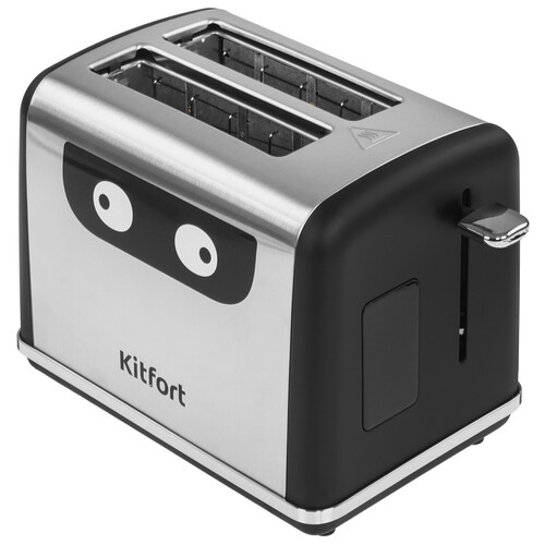 Купить Тостер Kitfort КТ-6221 серебристый  9040854. Характеристики, отзывы и цены в Донецке