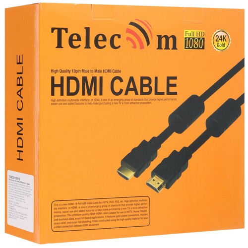 Купить Кабель  Telecom HDMI - HDMI, 15 м  5471433. Характеристики, отзывы и цены в Донецке