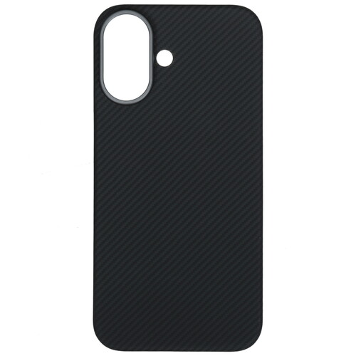 Купить Накладка  KEYRON Carbon для Apple iPhone 16 черный  9131548. Характеристики, отзывы и цены в Донецке