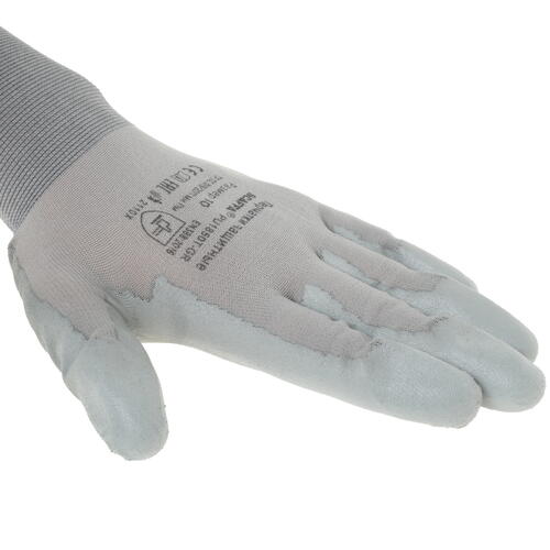 Купить Перчатки трикотажные с полимерным покрытием Scaffa PU1850T-GR-10  4811063. Характеристики, отзывы и цены в Донецке