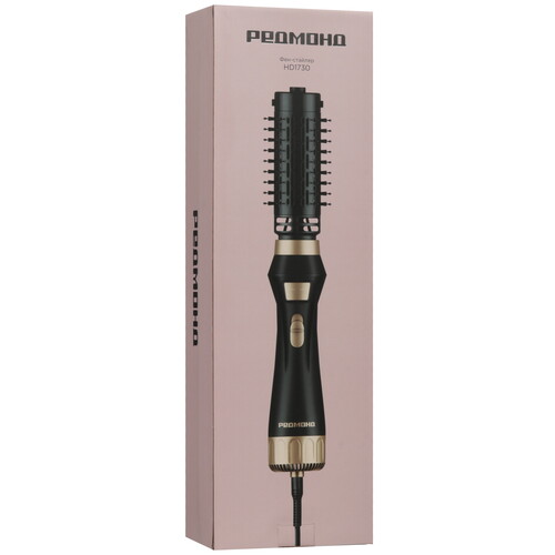 Купить Фен-щетка РЕДМОНД HD1730 черный/золотистый  9227082. Характеристики, отзывы и цены в Донецке