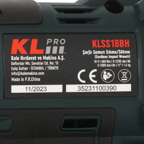 Купить Гайковерт KLPRO KLSS18BH-50  9154029. Характеристики, отзывы и цены в Донецке