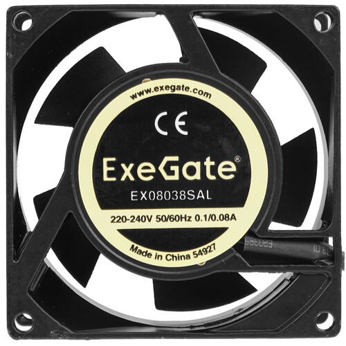 Купить Вентилятор ExeGate EX08038SAL [EX289001RUS]  5354941. Характеристики, отзывы и цены в Донецке