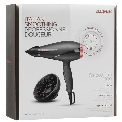 Купить Фен BaByliss 6709DE серый/розовый  5439114. Характеристики, отзывы и цены в Донецке