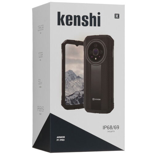 Купить 6.58" Смартфон KENSHI Armor P1 Pro 256 ГБ черный  9111213. Характеристики, отзывы и цены в Донецке