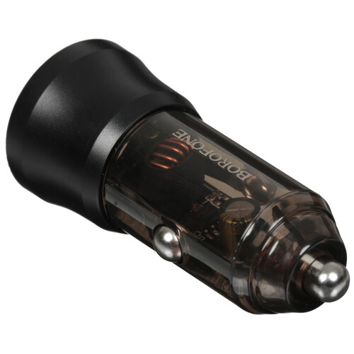 Купить Автомобильное ЗУ Borofone BZ24 прозрачный  9244274. Характеристики, отзывы и цены в Донецке