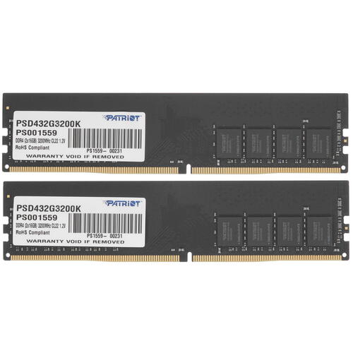 Купить Оперативная память Patriot Signature Line [PSD432G3200K] 32 ГБ  1697820. Характеристики, отзывы и цены в Донецке