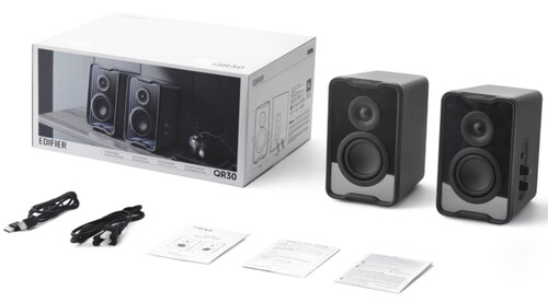 Купить Колонки Edifier QR30 черный  9307447. Характеристики, отзывы и цены в Донецке