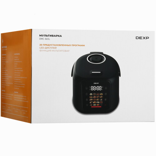 Купить Мультиварка DEXP DMC-865L черный  9070216. Характеристики, отзывы и цены в Донецке