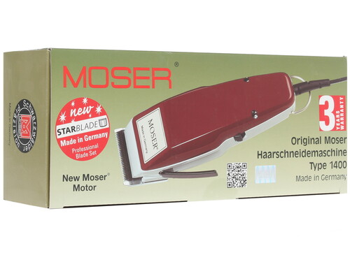 Купить Машинка для стрижки Moser 1400 Edition красный/серый  1100938. Характеристики, отзывы и цены в Донецке