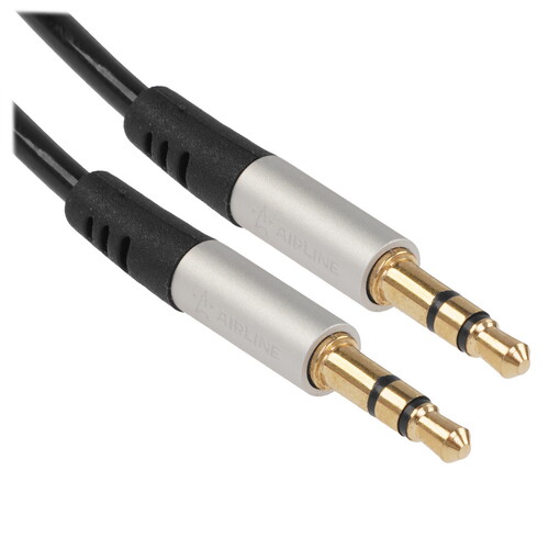 Купить Кабель   Airline jack 3.5 мм - jack 3.5 мм черный  9177709. Характеристики, отзывы и цены в Донецке