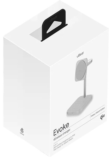 Купить Беспроводное зарядное устройство uBear Evoke серебристый  9302720. Характеристики, отзывы и цены в Донецке
