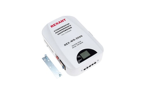 Купить Стабилизатор напряжения Rexant REX-WR-3000  9130108. Характеристики, отзывы и цены в Донецке