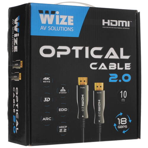 Купить Кабель однонаправленный Wize HDMI - HDMI, 10 м  5071183. Характеристики, отзывы и цены в Донецке