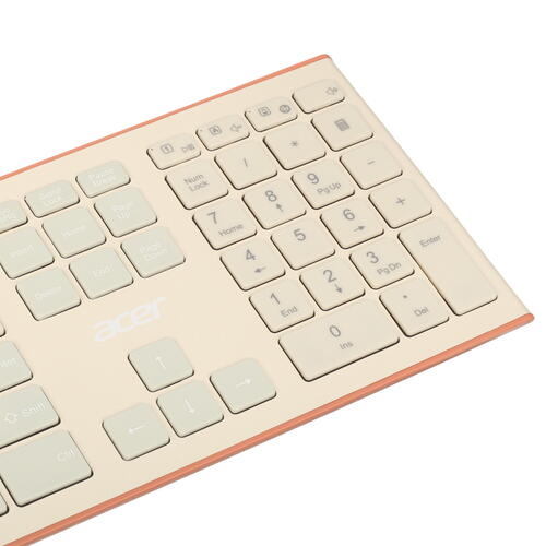 Купить Клавиатура+мышь беспроводная   Acer OCC200 бежевый  5098479. Характеристики, отзывы и цены в Донецке