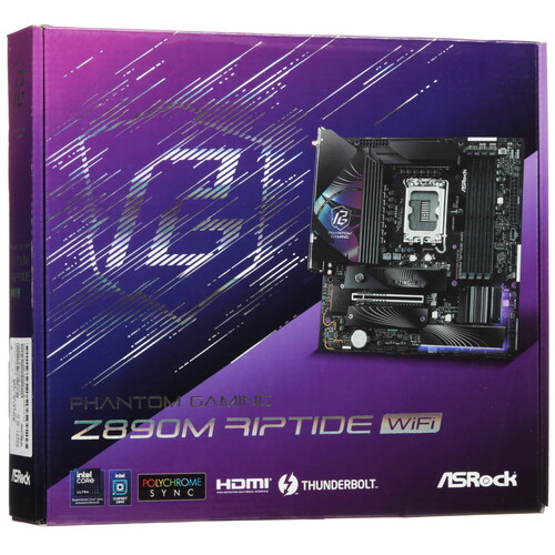 Купить Материнская плата ASRock Phantom Gaming Z890M Riptide WiFi  5622758. Характеристики, отзывы и цены в Донецке