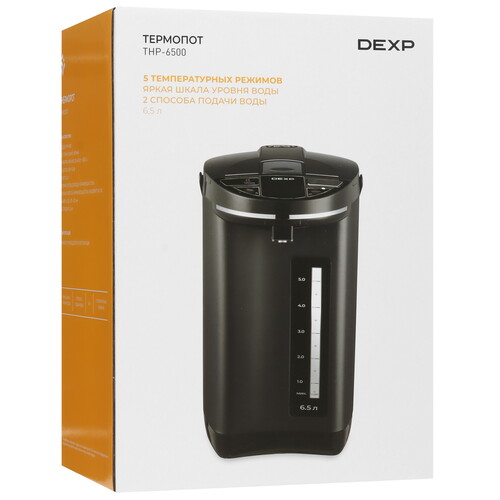 Купить Термопот DEXP THP-6500 черный  9109976. Характеристики, отзывы и цены в Донецке