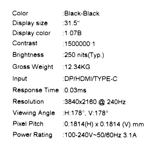 Купить 31.5" Монитор MSI MPG 321URX QD-OLED черный  5445730. Характеристики, отзывы и цены в Донецке
