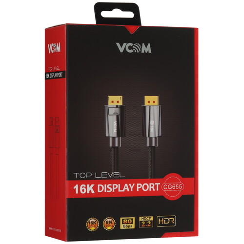 Купить Кабель  VCOM DisplayPort - DisplayPort, 2 м  5471695. Характеристики, отзывы и цены в Донецке