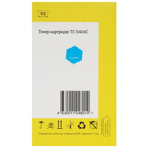 Купить Картридж лазерный T2 TC-S404C голубой, с чипом  9981654. Характеристики, отзывы и цены в Донецке