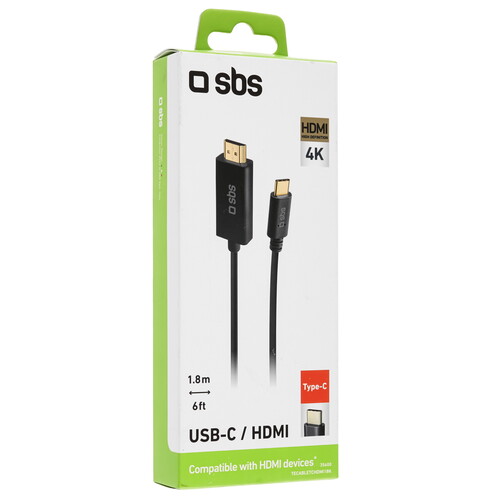 Купить Кабель  SBS USB-C - HDMI, 1.8 м  5471893. Характеристики, отзывы и цены в Донецке