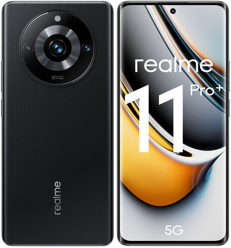 Купить 6.7" Смартфон realme 11 Pro+ 256 ГБ черный  5417871. Характеристики, отзывы и цены в Донецке