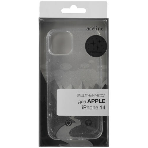 Купить Накладка  Aceline Shiny для Apple iPhone 14 прозрачный  5061371. Характеристики, отзывы и цены в Донецке