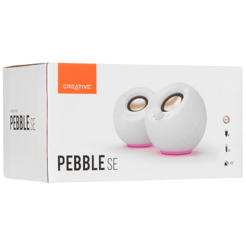 Купить Колонки Creative PEBBLE SE белый  5625426. Характеристики, отзывы и цены в Донецке