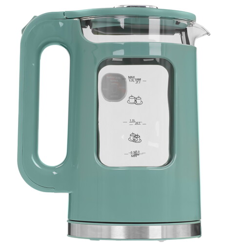 Купить Электрочайник WILLMARK WEK-1725G зеленый  9269578. Характеристики, отзывы и цены в Донецке