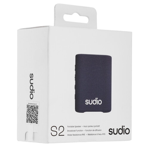 Купить Портативная колонка Sudio S2, синий  9047171. Характеристики, отзывы и цены в Донецке