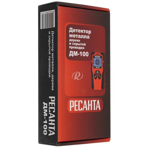 Купить Детектор металла (проводки) Ресанта ДМ-100  9975972. Характеристики, отзывы и цены в Донецке
