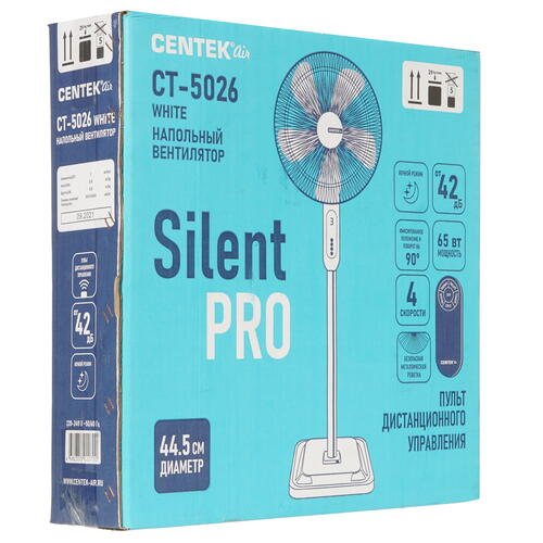 Купить Вентилятор Centek CT-5026  белый  9096732. Характеристики, отзывы и цены в Донецке