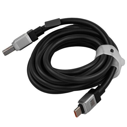 Купить Кабель круглый Baseus USB Type-C - USB 2.0 Type-A черный 2 м  9167168. Характеристики, отзывы и цены в Донецке