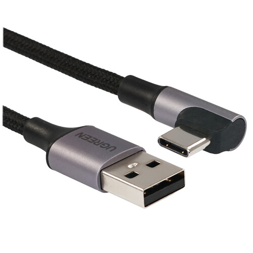 Купить Кабель круглый Ugreen USB Type-C - USB 2.0 Type-A черный 0.5 м  5478788. Характеристики, отзывы и цены в Донецке