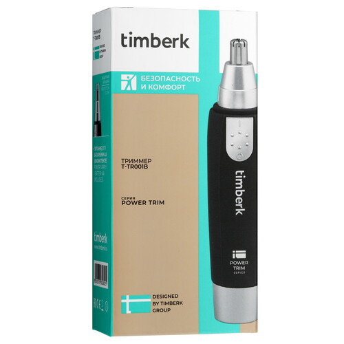 Купить Триммер Timberk T-TR001B черный/серебристый  9176047. Характеристики, отзывы и цены в Донецке