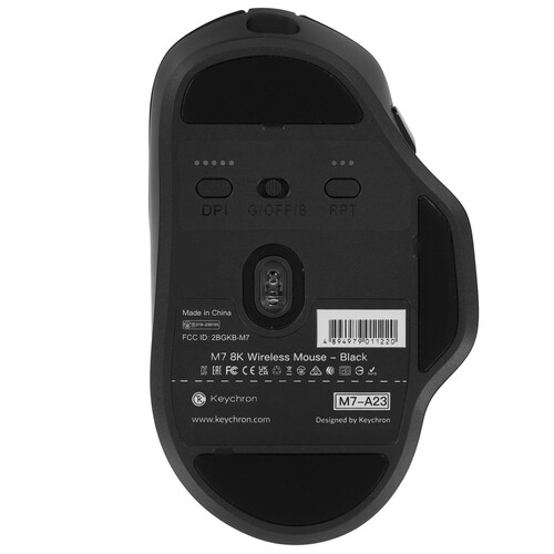 Купить Мышь беспроводная/проводная Keychron M7  9307458. Характеристики, отзывы и цены в Донецке