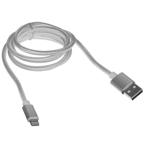 Купить Кабель круглый DEXP Lightning 8-pin - USB 2.0 Type-A белый 1 м  4834149. Характеристики, отзывы и цены в Донецке