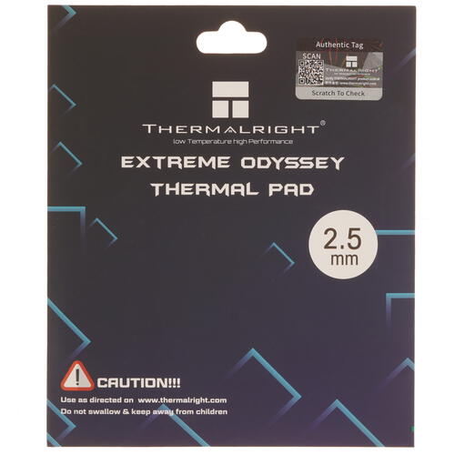 Купить Термопрокладка Thermalright Extreme Odyssey 120x120x2.5мм [ODYSSEY-120X120-2.5]  9120257. Характеристики, отзывы и цены в Донецке