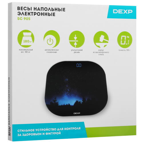 Купить Весы DEXP SC-905 разноцветный  9031311. Характеристики, отзывы и цены в Донецке