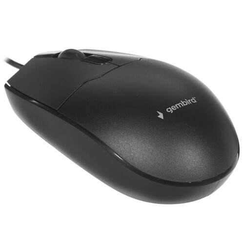 Купить Мышь проводная Gembird MOP-425  черный  4726449. Характеристики, отзывы и цены в Донецке