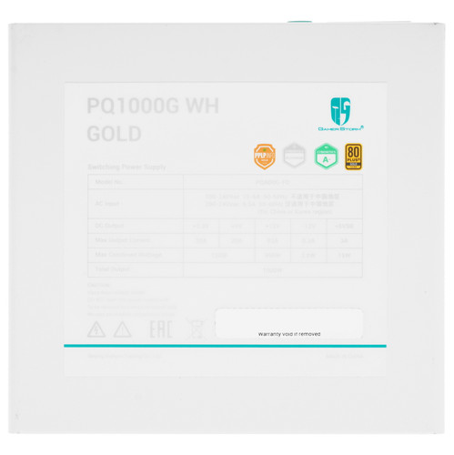 Купить Блок питания DEEPCOOL GamerStorm PQ1000G WH [R-PQA00G-FD0W-WGEU-V1] белый  5633961. Характеристики, отзывы и цены в Донецке