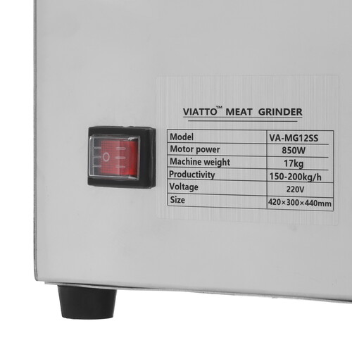 Купить Мясорубка электрическая Viatto VA‑MG12SS серый  9909632. Характеристики, отзывы и цены в Донецке