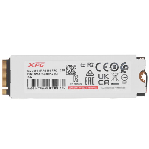 Купить 2000 ГБ M.2 NVMe накопитель ADATA XPG MARS 980 PRO  5631362. Характеристики, отзывы и цены в Донецке