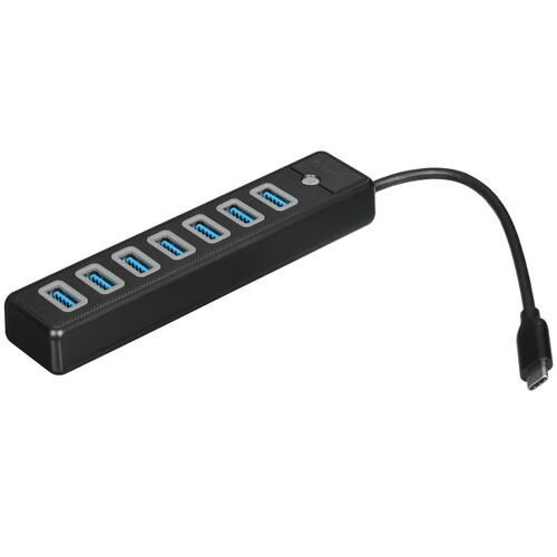 Купить USB-разветвитель ORICO PW7U-C3-015-BK-EP  5471118. Характеристики, отзывы и цены в Донецке